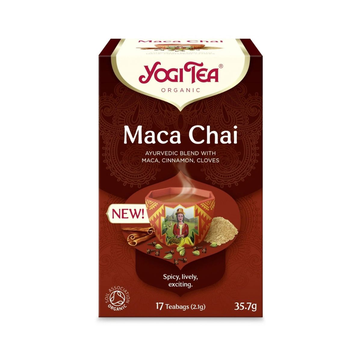yogi-tea-maca-chai-17-teabags Yogi Tea Maca Chai - 17 Teabags