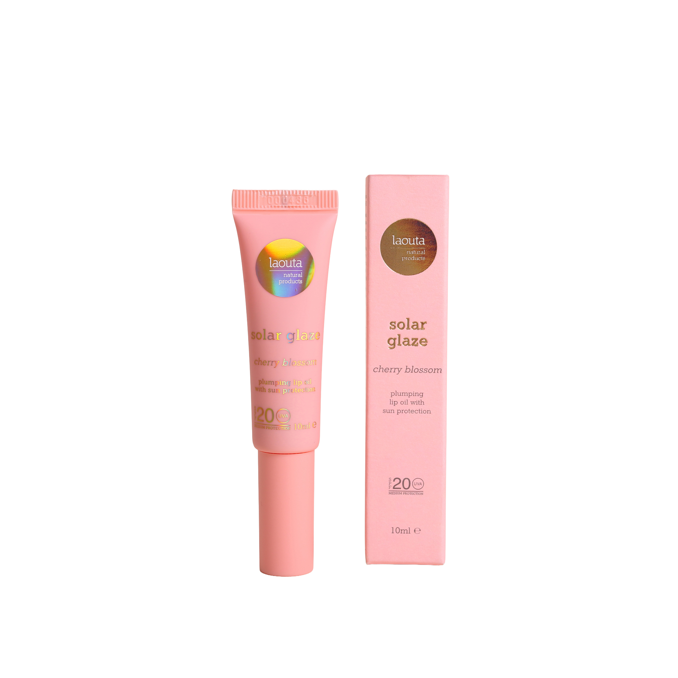 Laouta Solar Glaze Cherry - Plumping Lip Oil SPF20 - 10ml laouta-solar-glaze-cherry-plumping-lip-oil-spf20-10ml