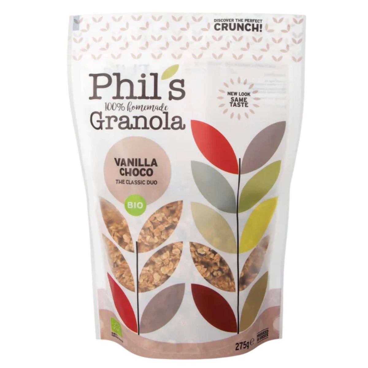 Βιολογική Granola Σοκολάτα & Βανίλια Phil's Granola - 275gr viologiki-granola-sokolata-vanilia-phils-granola-275gr