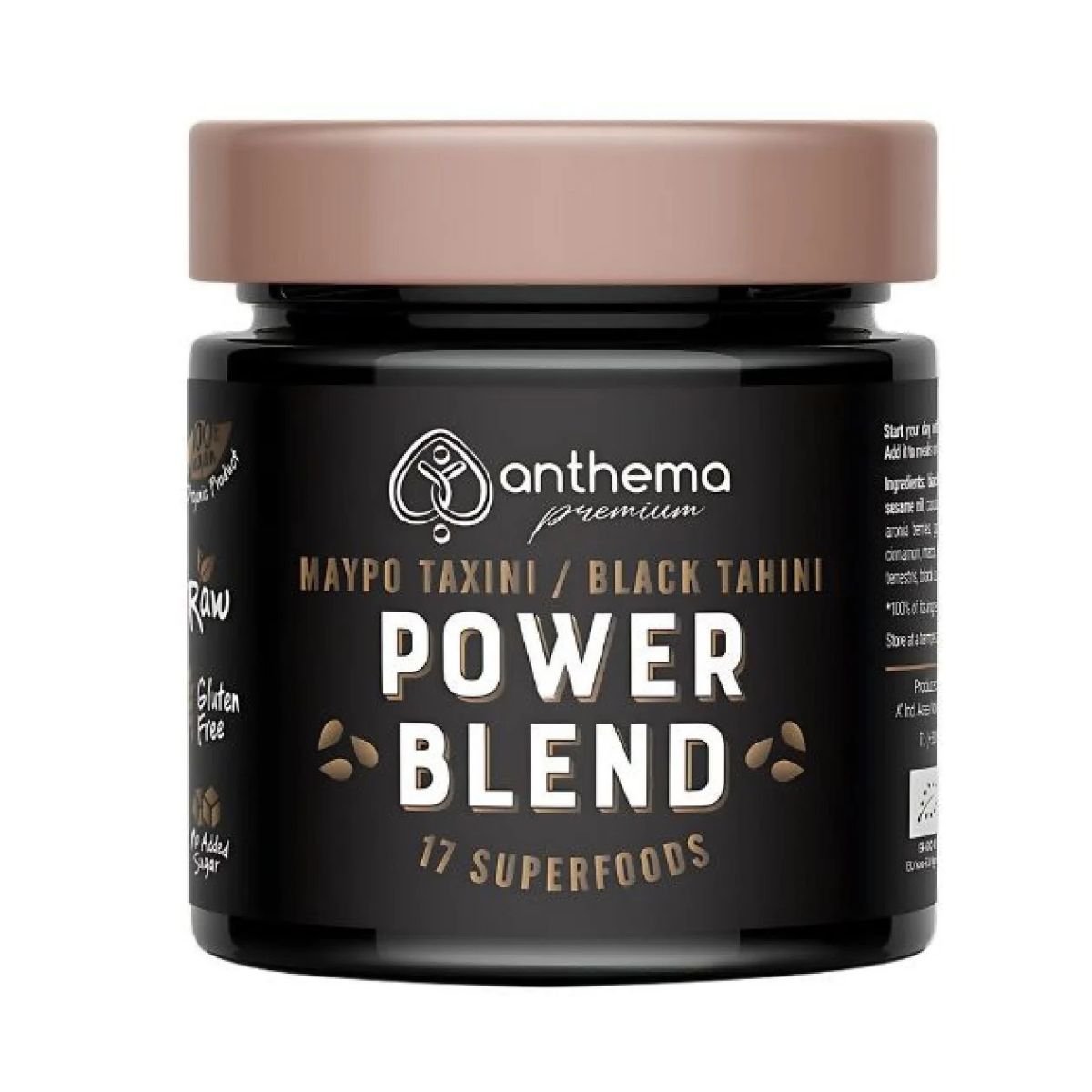 Power Blend με Μαύρο Ταχίνι και Superfoods Χωρίς Γλουτένη - Anthema - 210gr power-blend-me-mavro-taxini-kai-superfoods-xwris-gloutenh-anthema-210gr